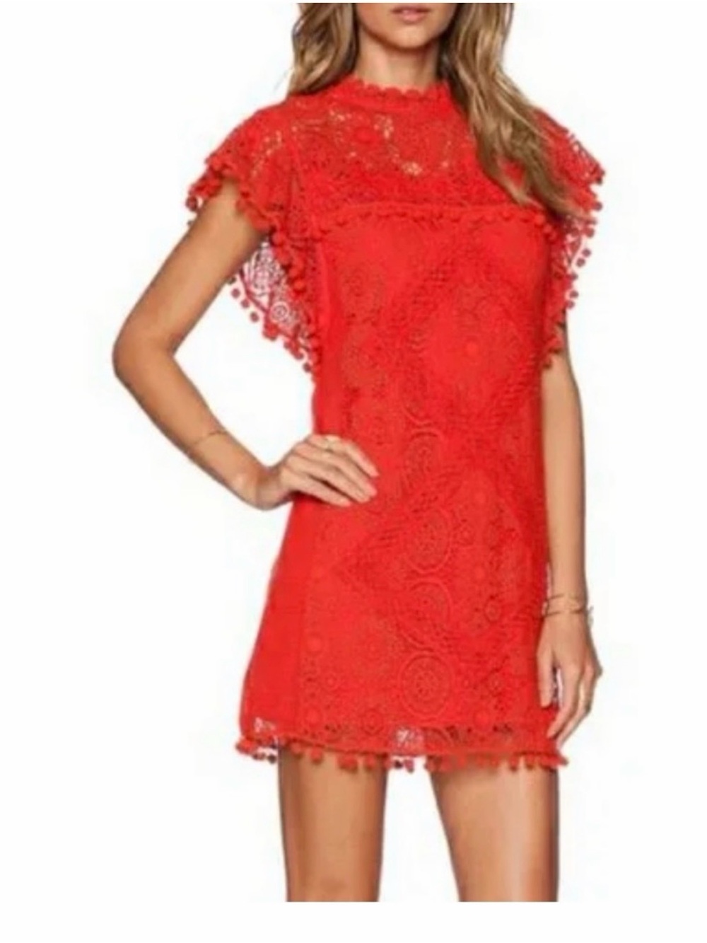 Tularosa Red Dress - Picture 2 of 5